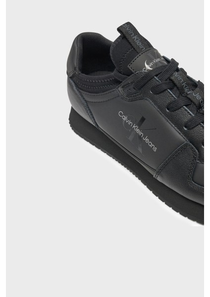 Calvin Klein Deri Logolu Sneaker Ayakkabı YM0YM011180GJ Erkek Ayakkabı YM0YM01118 0gj