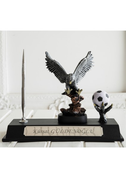 Kartal Figürlü Isimlik Masaüstü Biblo