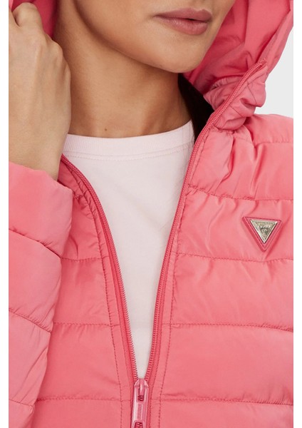 Solid Regular Fit Çıkarılabilir Kapüşonlu Mont V4YL04WF3X0 Bayan Mont V4YL04 WF3X0 G65P