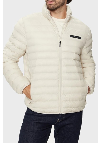 Kapitoneli Regular Fit Su Itici Dik Yaka Şişme Mont K10K113474ACE Erkek Mont K10K113474 Ace