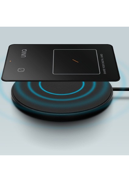 Atlas Serisi Nfc Find My Destekli Dijital Göstergeli Kablosuz Şarjlı Dijital Kart