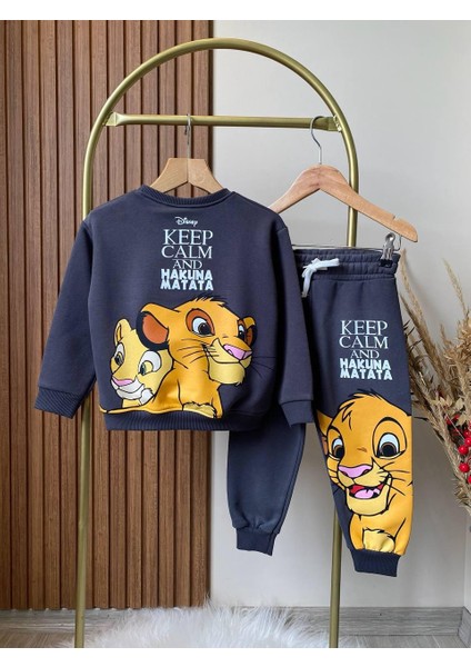 Erkek Çocuk Lion Baskılı Alt-Üst Takım modelleri