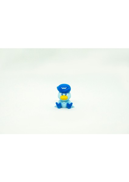 Quaxly - Quaxwell - Quaquaval Pokemon 3D Model Evrim 3lü Tüm Set