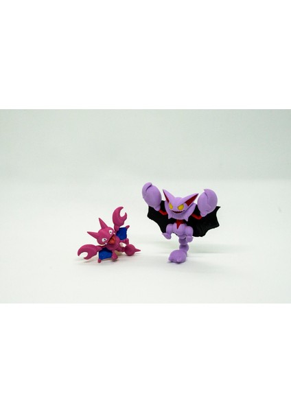 Gligar - Gliscor Pokemon 3D Model Evrim 2li Tüm Set