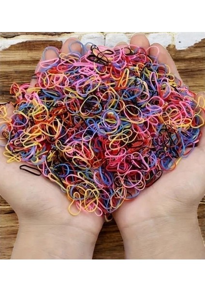 Tek Kullanımlık Renkli Mini Lastik Toka 500 Adet fiyatları