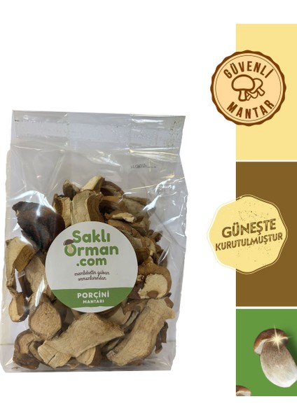 Saklı Orman Doğal Kurutulmuş Porçini Mantarı 100 gr