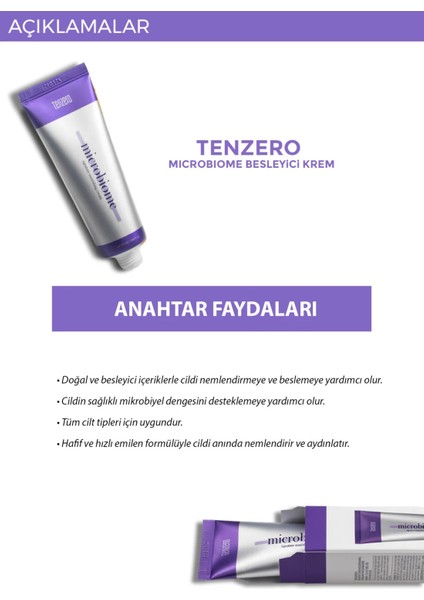 Mikrobiyom Içeren Antikoksidan Cilt Yenilenmesine Yardımcı Besleyici Nemlendirici Krem 50 ml