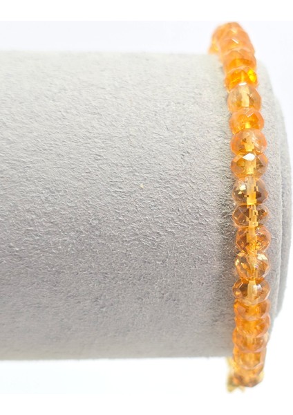 Sitrin 3-4 mm Doğal Taş Bileklik fırsatları