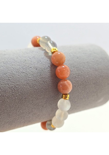 Güneştaşı - Aytaşı-Labradorit Tasarım Doğal Taş Bileklik fırsatları