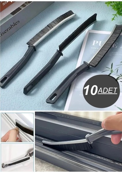 Çok Amaçlı Multi Ince Temizlik Fırçası Derz Arası Banyo Mutfak Lavabo Detay Temizleme Fırçası 10ADET