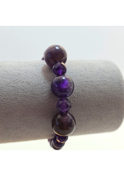Ametist Özel Tasarım Doğal Taş Bileklik fırsatları