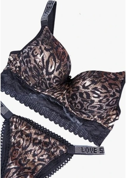Love Secret Destekli Leopar Baskılı Sütyen Takımı fiyatları