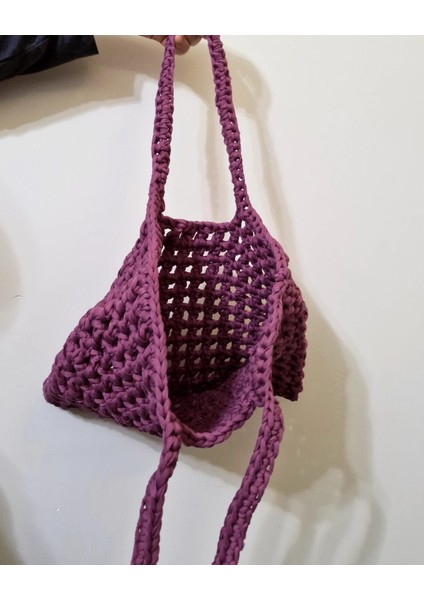 Iplik Çanta, Veronika Çantası, Tığ Işi Omuz Çantası, Örgü File Çanta, Çanta El Yapımı fiyatları