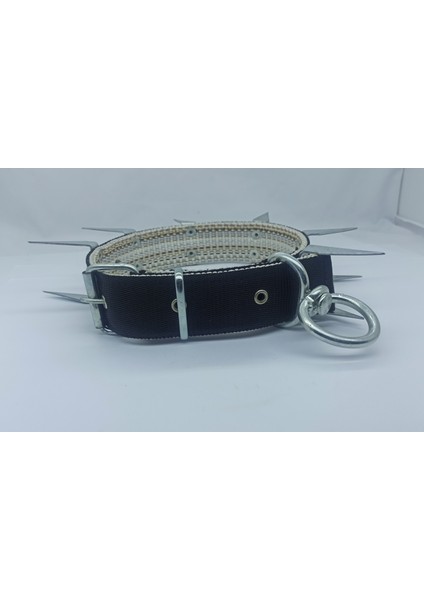 U Çivili,dikenli Korumalı Köpek Tasmasi Boy 65 cm En 4cm