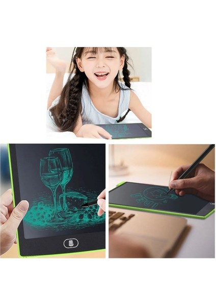 Krizantem Eğitici Tablet Çizim Yazı Tahtası Dijital Kalem Not Yazma Tablet Silinebilir Writing Tablet 8,5 Inç indirimleri