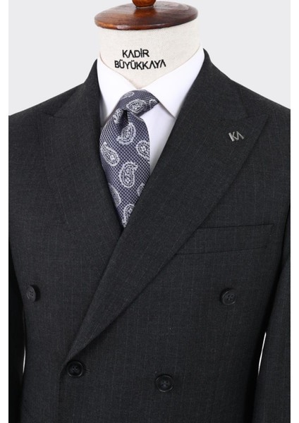 Kırlangıç Yaka Kruvaze Erkek Takım ELBISE-KAX1256S modelleri
