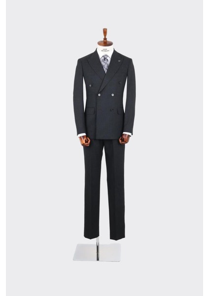 Kırlangıç Yaka Kruvaze Erkek Takım ELBISE-KAX1256S fırsatları