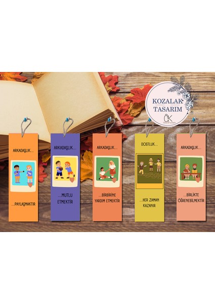 Kitap Ayracı 5li Konsept