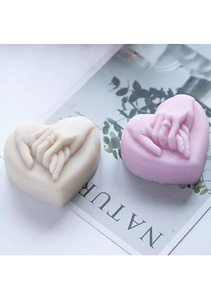 Mum Kalıbı Kalp Alyans Model Silikon Kalıbı