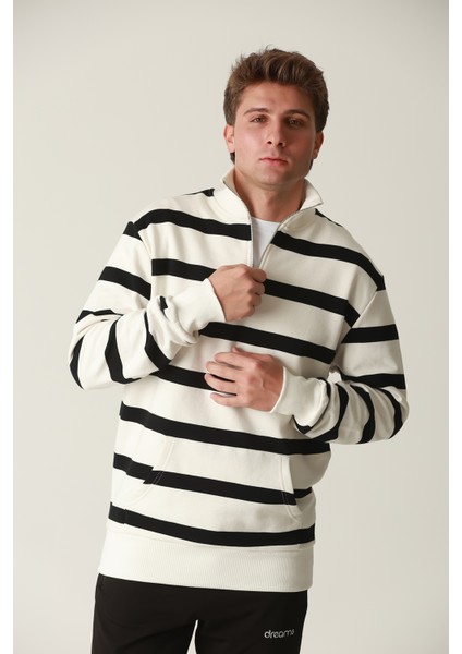 Sweatshirt Erkek Yarım Fermuarlı Dik Yaka Sweatshirt indirimleri