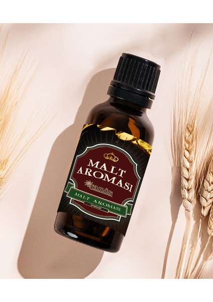 Malt Aroma Verici Kırmızı 100 ml Cam Şişe 3 Adet