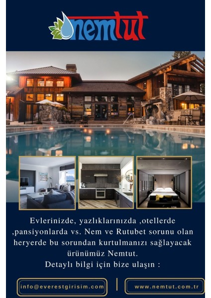 Kötü Koku Nem Rutubet Korozyon Buharlaşma Çözüm Otel ve Konaklama Yerlerine Özel 1 Kutu 1 kg modelleri