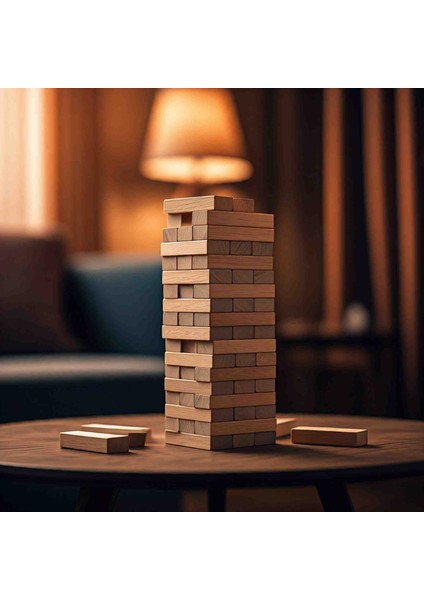 Jenga Ahşap Denge Oyunu