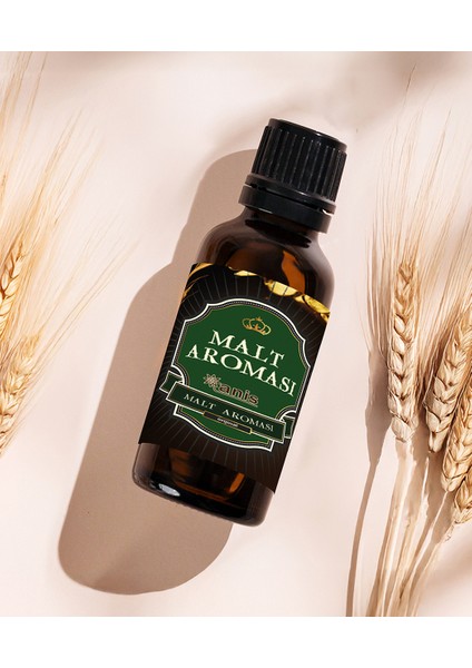 Malt Aroma Verici Yeşil 100 ml Cam Şişe 5 Adet
