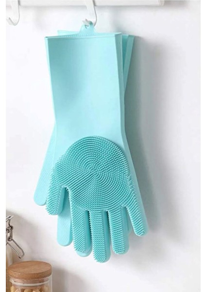Sihirli Isıya Dayanıklı Silikon Çok Amaçlı Bulaşık Eldiven Fırçası Magic Gloves modelleri