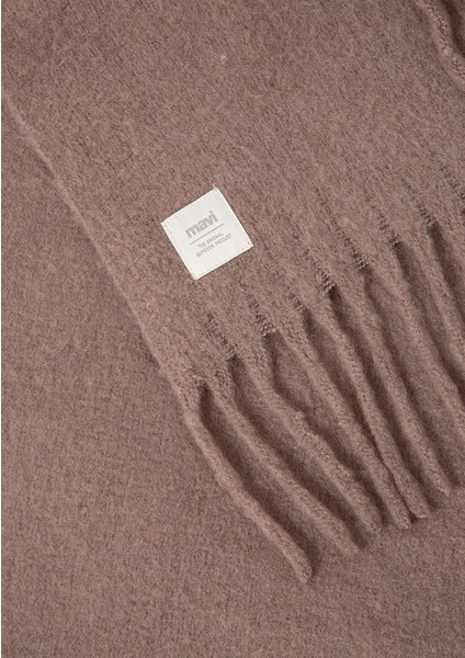 Püsküllü Kahverengi Atkı 1912807-71576 modelleri