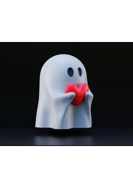 Cadılar Bayramı Kalpli Hayalet Oyuncak Figürü