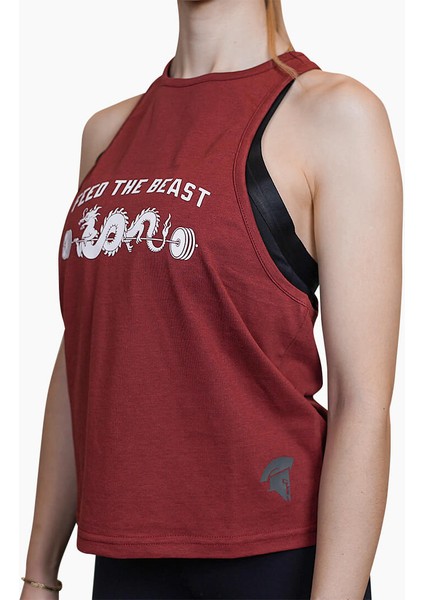 Feed The Beast Bordo Tank Top