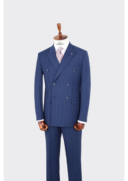 Kırlangıç Yaka Kruvaze Erkek Takım ELBISE-KAX1271W fiyatları