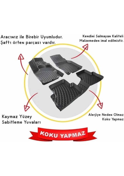 Tekno Trust Dacia Duster 4x2 3D Paspas Siyah 2018 Sonrası Rizline