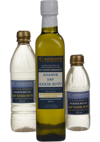 Kekik Suyu 500 ml Anamur Beyaz Kekiklerinden Üretilmiş 100% Saf ve Doğal Beyaz Cam Şişe Kekik Suyu indirimleri