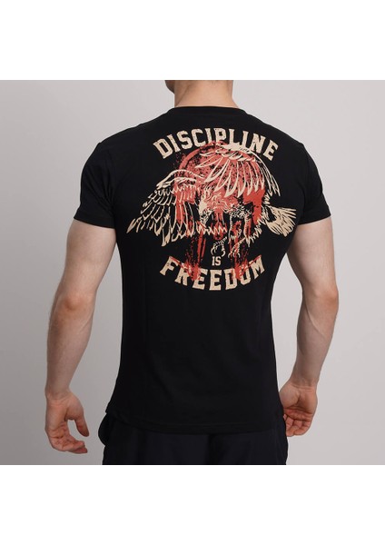 Discipline Is Freedom Siyah Tişört modelleri