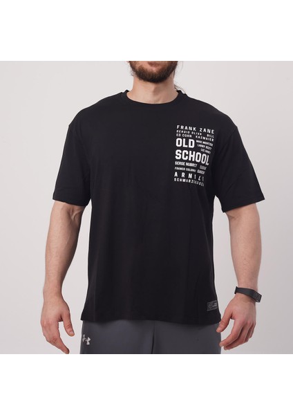 Old School Siyah Oversize Tişört modelleri