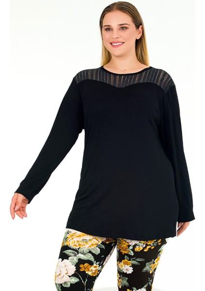 Renk ve Desen Seçenekli Lady Battal Büyük Beden Anne Pijama Takımı