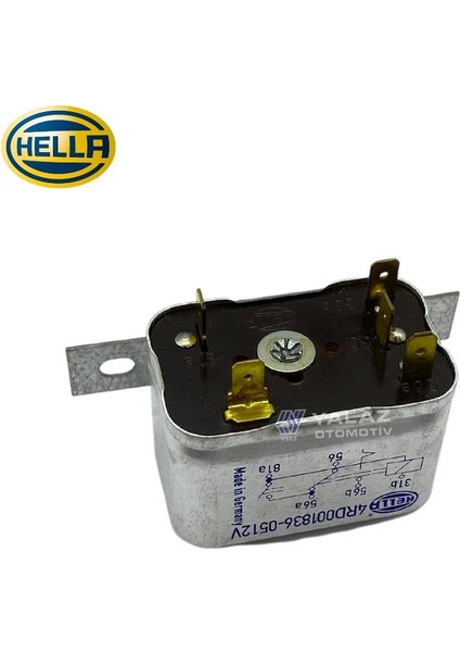 12V Far Rölesi 5 Uçlu (Çift Platin) (Kalıcı)