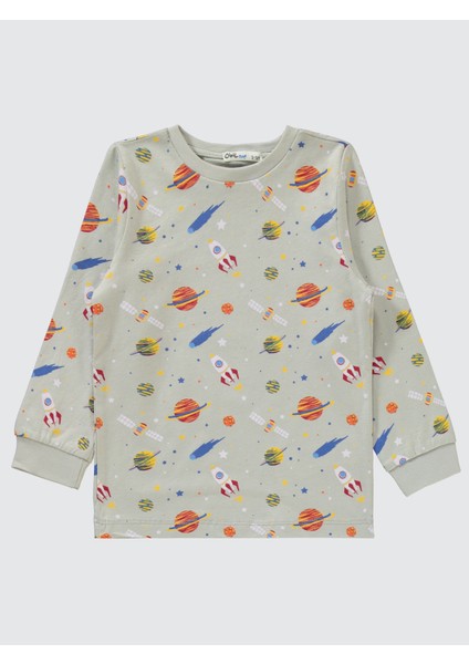 Erkek Çocuk Pijama Takımı 2-5 Yaş Gri fiyatları