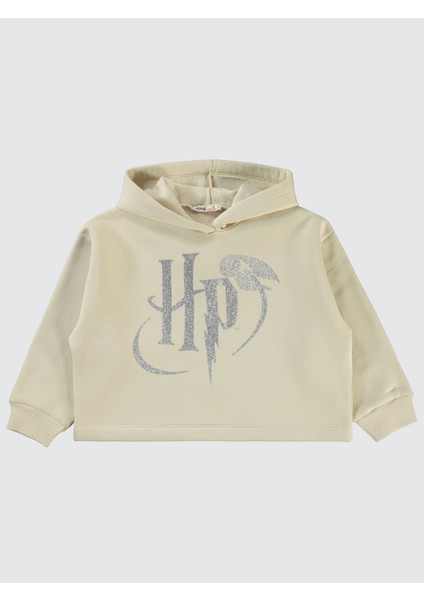 Kız Çocuk Sweatshirt 10-13 Yaş Tebeşir