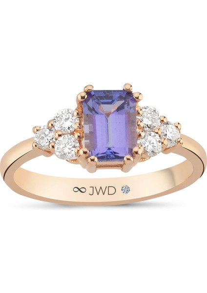 1,35CT Jwd Pırlanta Tanzanit Yüzük