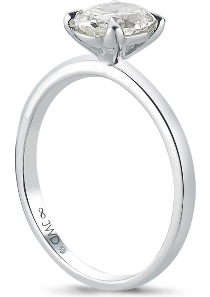 1,02CT Jwd Pırlanta Oval Tektaş Yüzük fiyatları