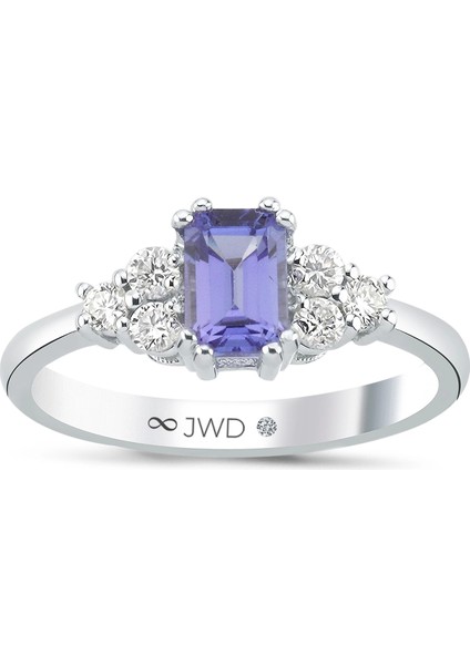 1,05CT Jwd Pırlanta Tanzanit Yüzük