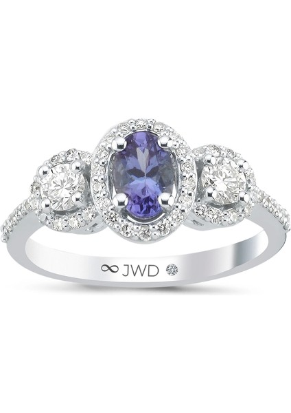 1,11CT Jwd Pırlanta Tanzanit Yüzük