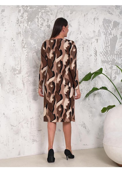 Kadın Büyük Beden Örme Elbise -BGE72 fırsatları