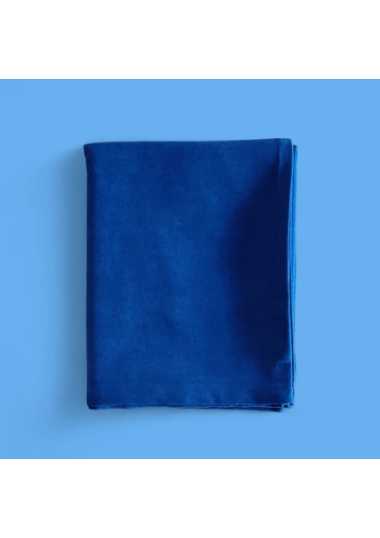 Lacivert Kadife Dokulu Dertsiz Masa Örtüsü fiyatları