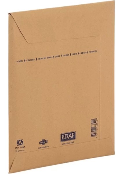 Kraf 13 x 17 cm Hava Kabarcıklı Zarf 10'lu Paket