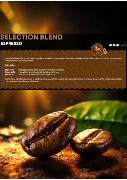 SB1000GR Selection Blend 1000 gr Espresso Çekirdek Kahve