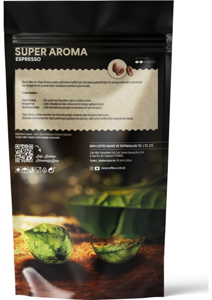 SA500GR Super Aroma 500 gr Espresso Çekirdek Kahve